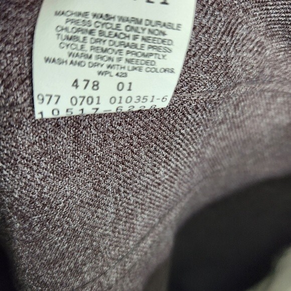 Levi's Vintage 977 Button 100% Dracon Polyester Bootcut Pants Size 42 - Picture 8 of 10